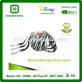 Factory OEM colourful retractable dog leash/pet leash